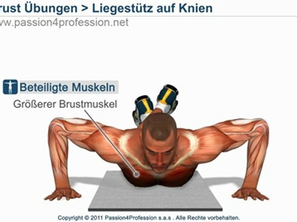 Liegestutz auf Knien