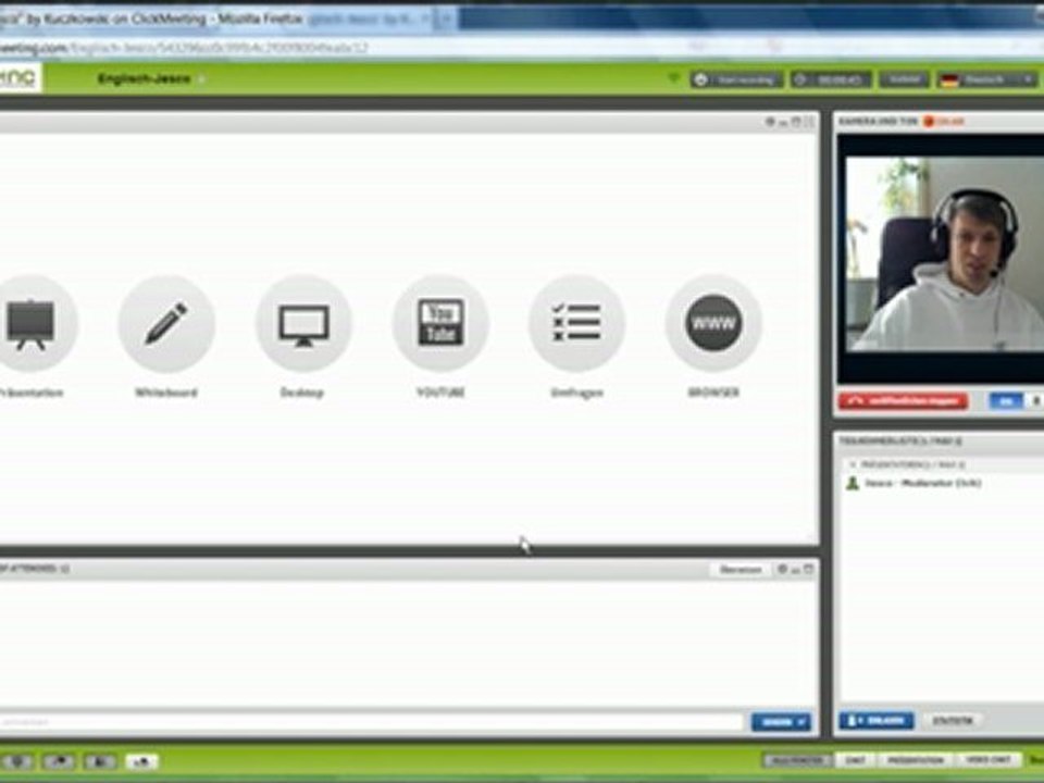 Zugang zum virtuellen Klassenraum