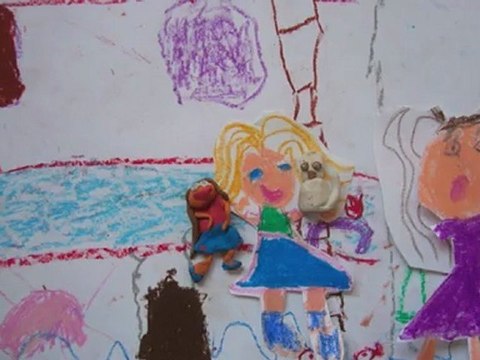 Film d'animation de Anaïs Tatiana et Sacha 6 ans en moyenne