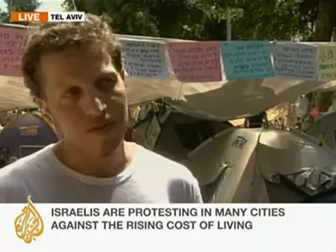Cal Perry interviews Israeli protester