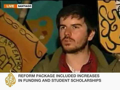 Chilean students demand education reform