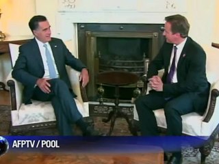 Romney meets Britain's Cameron on London trip