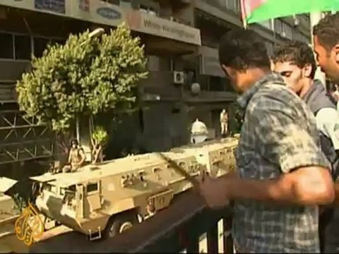 Egyptians demand retribution for policemen killed by Israel