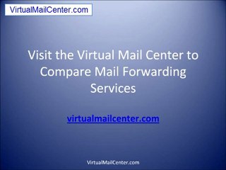 Virtual Mailbox - Mail Scanning Advantages and Disadvantages