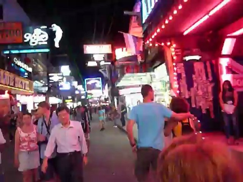 Pattaya Walking Street by night juillet 2012