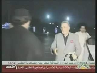 Gadafi recibe al terrorista de Lockerbie