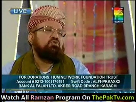 Noor e Ramzan Hum Ke Saath By Hum TV - 26th July 2012 (Aftar) - Part 3