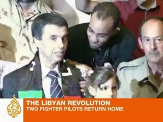 Defected pilots return home to Libya