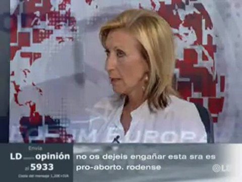 Es la Noche de César Vidal: Entrevista a Rosa Díez - 08/09/09