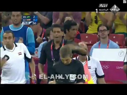 هدف منتخب مصر الثانى فى مرمى البرازيل الاوليمبى
