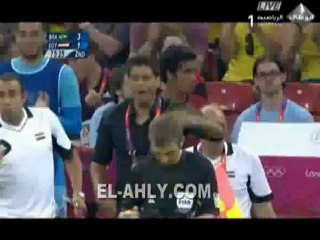 هدف منتخب مصر الثانى فى مرمى البرازيل الاوليمبى
