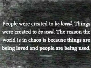 People were created...