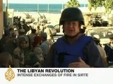 Libyan fighters cut off Sirte escape route