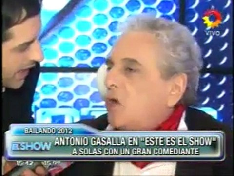 La nota de Angel de Brito a Antonio Gasalla a solas en el Backstage de Ideas