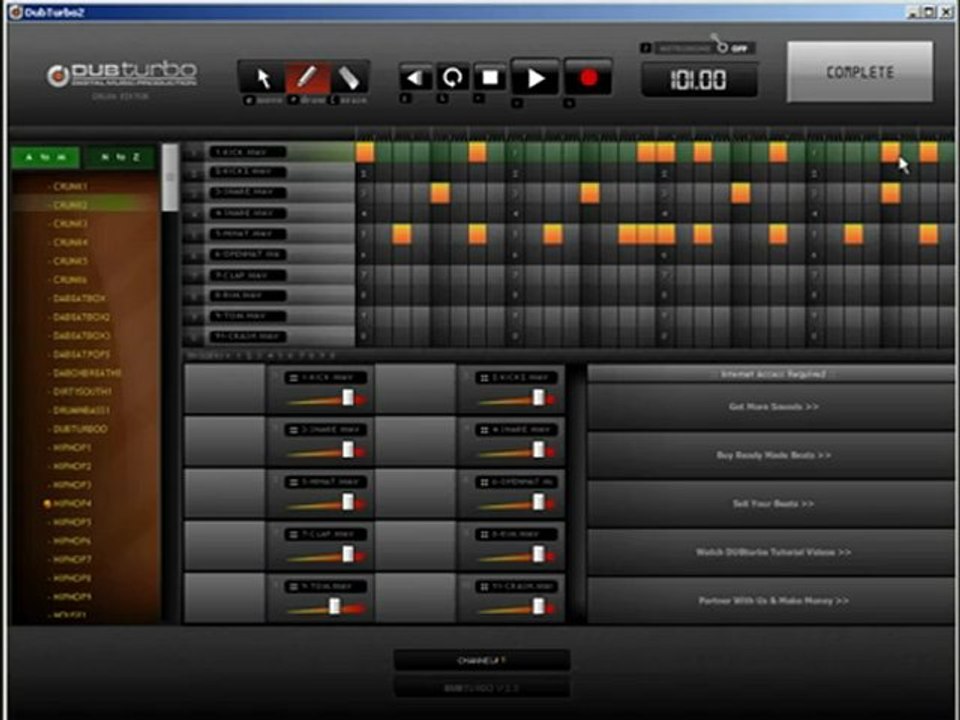 DUBturbo 2.0 Tutorial #1 - Beat Making Basics -