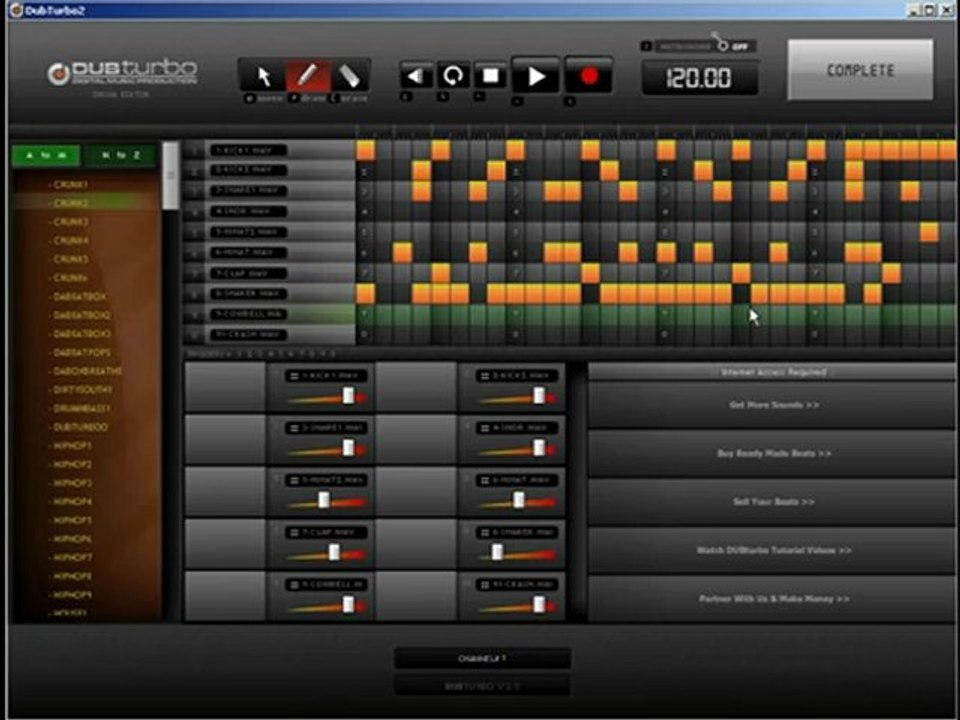 DUBturbo 2.0 Tutorial #3 - How To make Hiphop - Reggae - Jungle - House - understanding patterns. -
