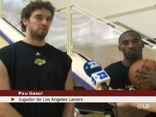 Gasol y Bryant confían en repetir título esta temporada