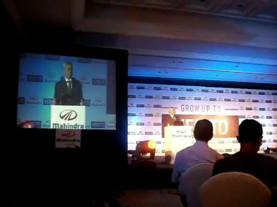 Mahindra Unveils the 'New look Verito' Press Conference