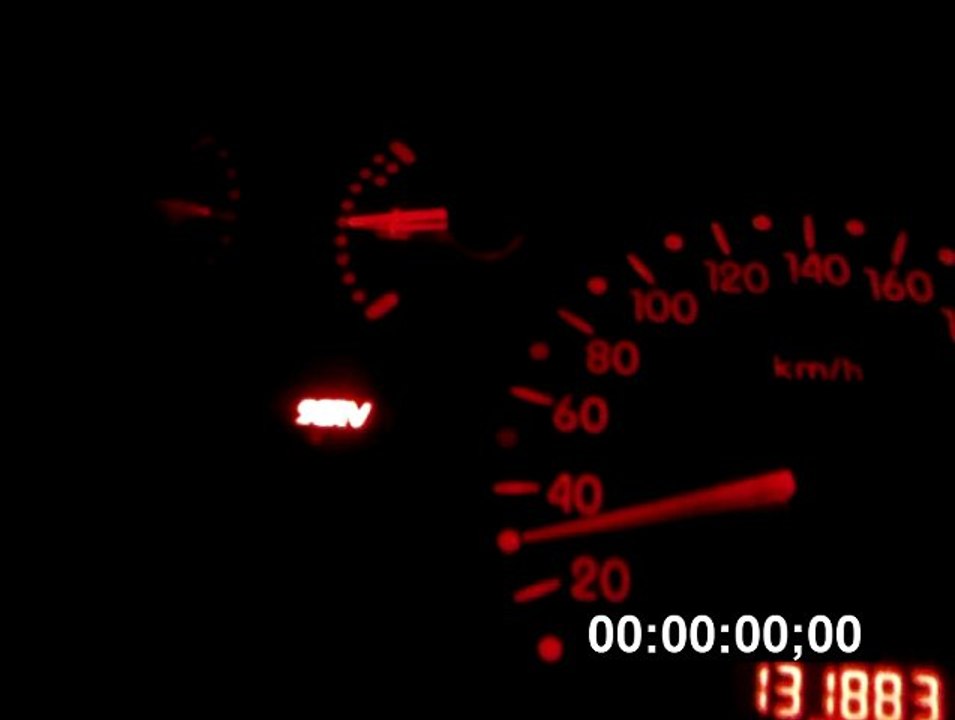 Acceleration 30-120 km/h depart en 1ere Renault Sport Clio 2 RS1 (2001)
