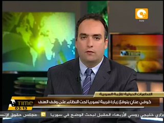 كوفي عنان يزور دمشق في وقت قريب لوقف العنف