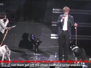 [Sub Esp] Kim Hyun Joong con sus perros Art & Matic