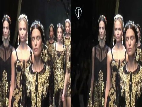 Dolce & Gabbana in 3D! Fall 2012 - Milan FW | FashionTV