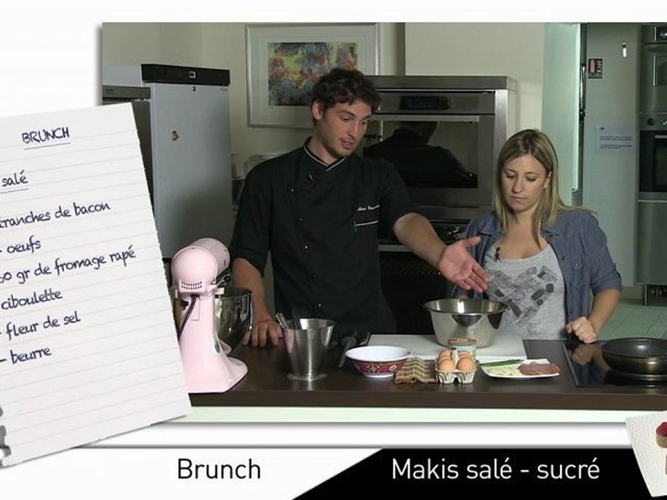 «Cuisine-moi si tu peux», Brunch - Maki salé