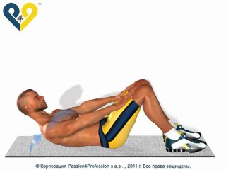 Упражнение для пресса - Доставание Руками