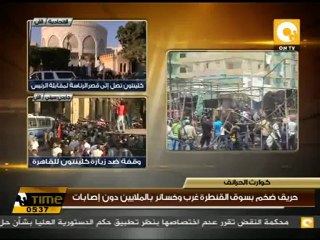 حريق ضخم بسوق القنطرة غرب وخسائر بالملايين