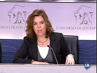Sáenz de Santamaría:"Ser antipatriota es seguir en un Gobierno cuando no se sabe cómo gobernar"