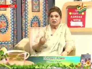 Masala Mornings with Shireen Anwar - 27th July 2012 Part 2