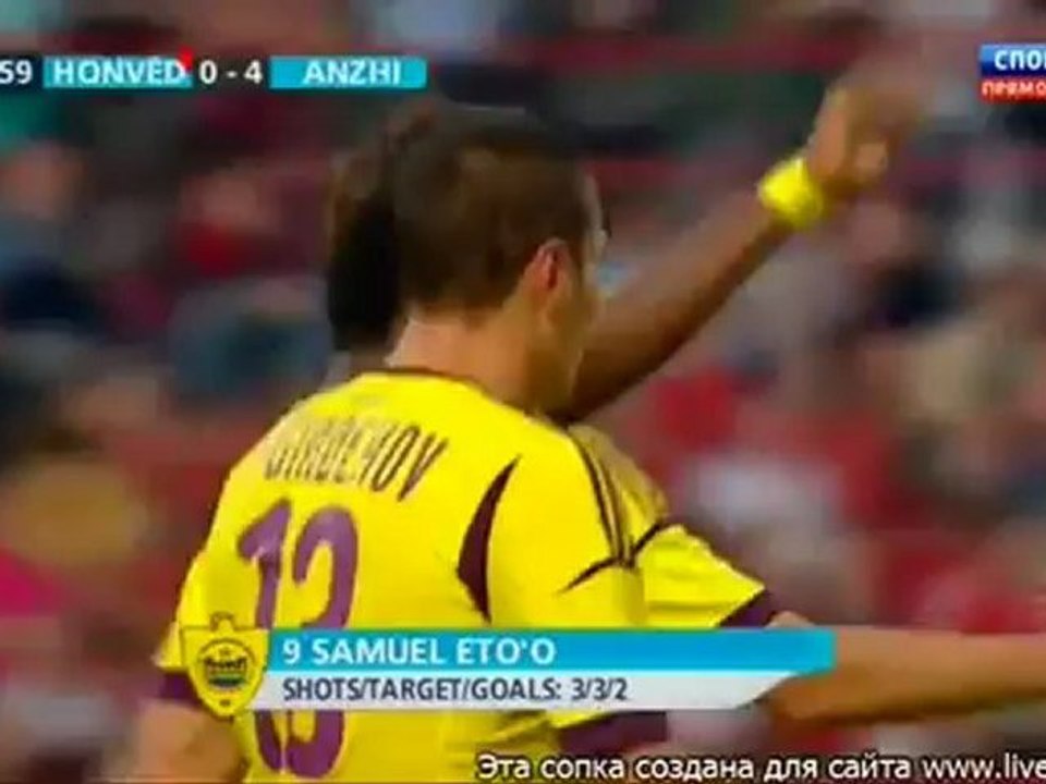 Samuel Eto'o surclasse Honved