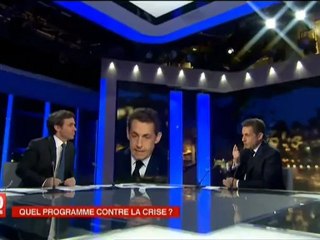 Sarkozy sur les salaires des grands patrons