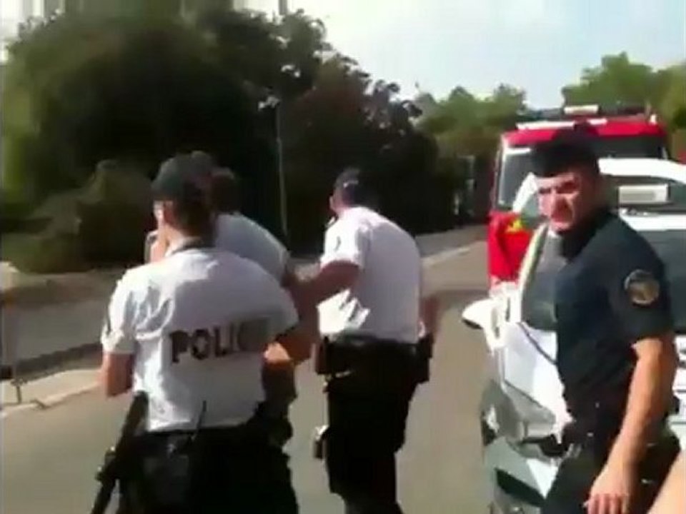 Un drapeau de la révolution syrienne déployé à la Tour Eiffel