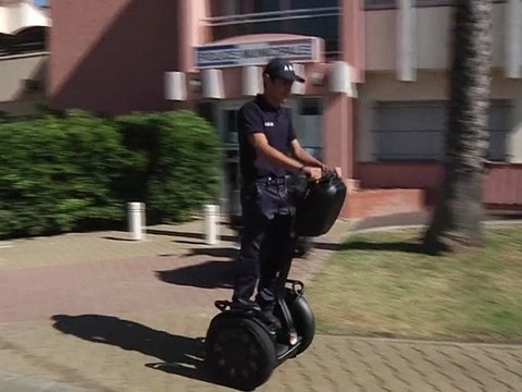 La Police Municipale du Barcarès roule en gyropode