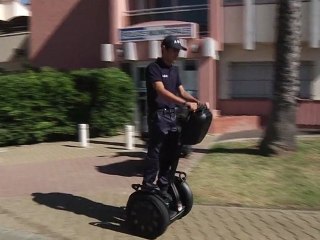 La Police Municipale du Barcarès roule en gyropode