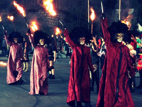 Fire Show Obertaeva на Вселенском Карнавале Огня 2012