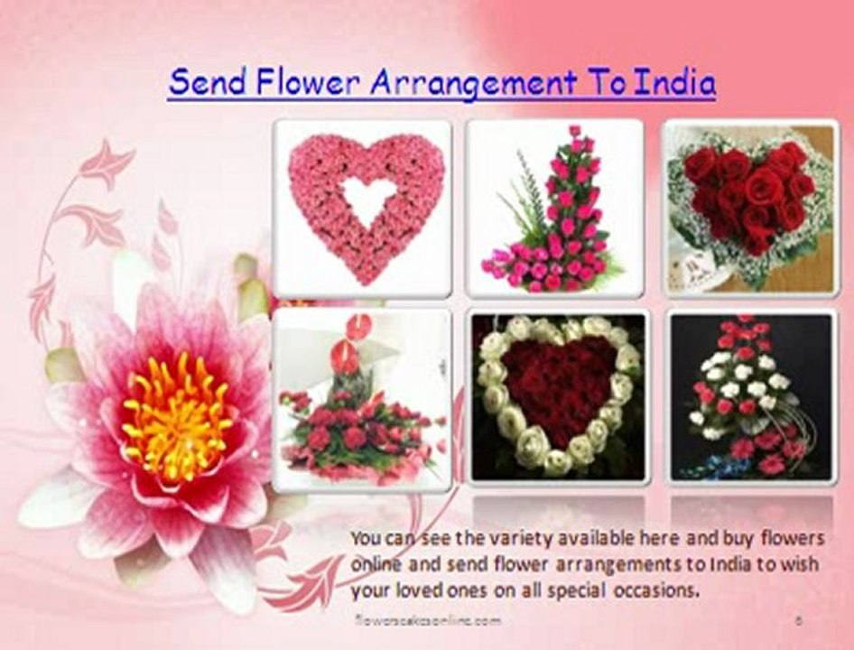Send flowers to India