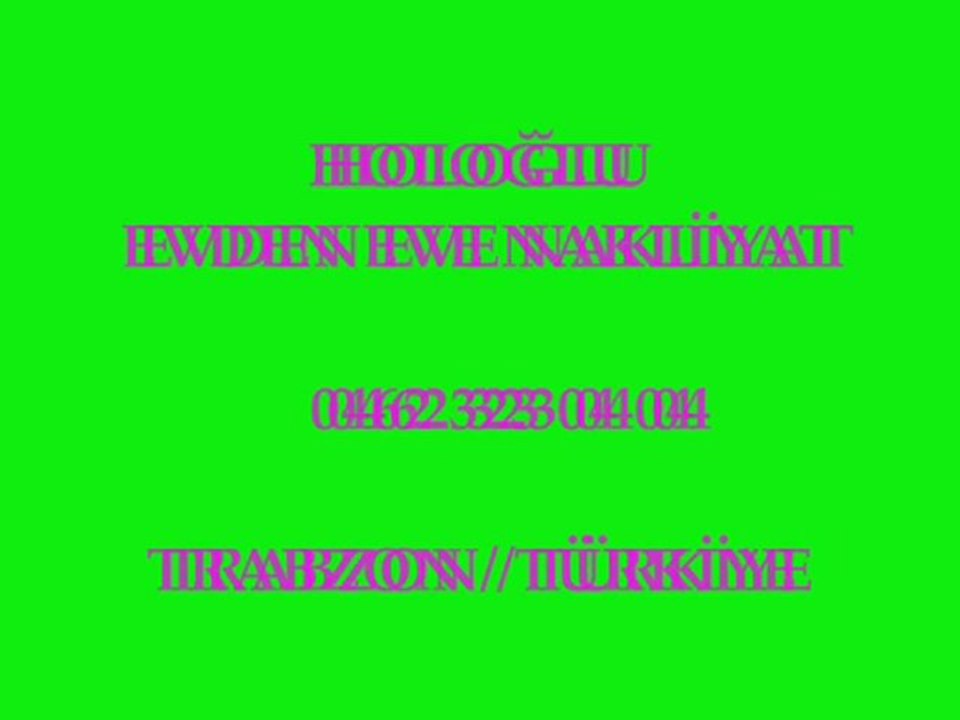 TRABZON EVDEN EVE 0462 323 04 04