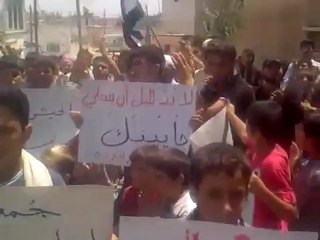 Syria فري برس حماه المحتلة  كفرنبودة ريف حماة جمعة انتفاضة العاصمتين 27  7 2012 Hama