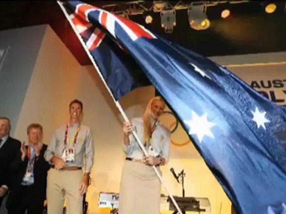 Australien: Lauren Jackson darf die Flagge schwenken
