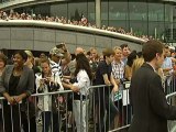 Olympic flame arrives at City Hall in Gloriana style