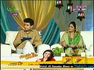 Ramzan Pakistan By PTV Home (Aftar) - 27th July 2012 - Part 1/3