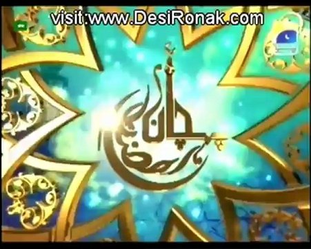 Pehchan Ramzan - ( Iftar Transmission) - 27th July 2012 - 7th Ramzan part 16