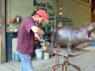 Jacquesson Sculpteur animalier Hippo 01
