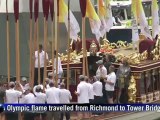 Olympic flame reaches end of its journey