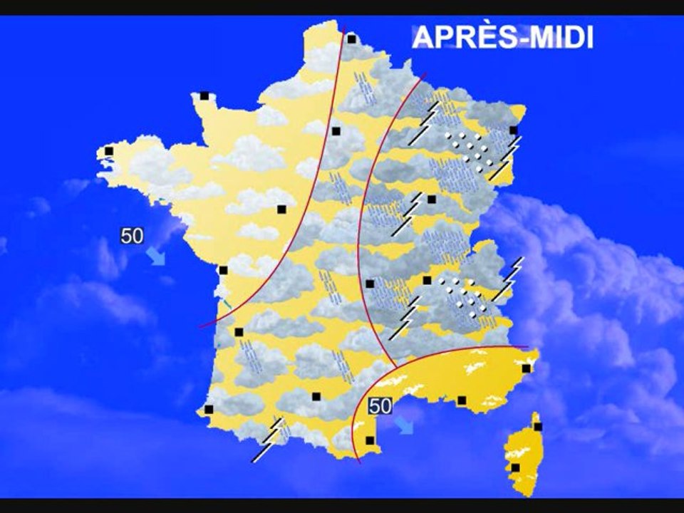 Météo 28 juillet 2012: Vigilance orange: Orages forts !