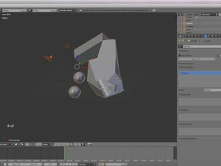 Blender constraints a modifikátory