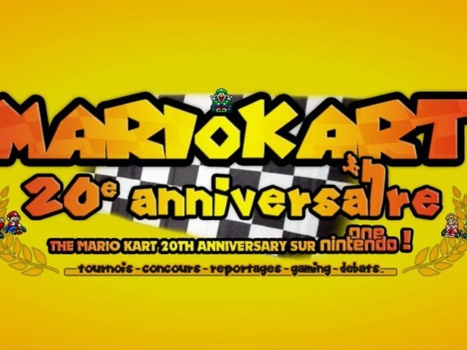 Le 20ème anniversaire de MARIO KART - Teaser