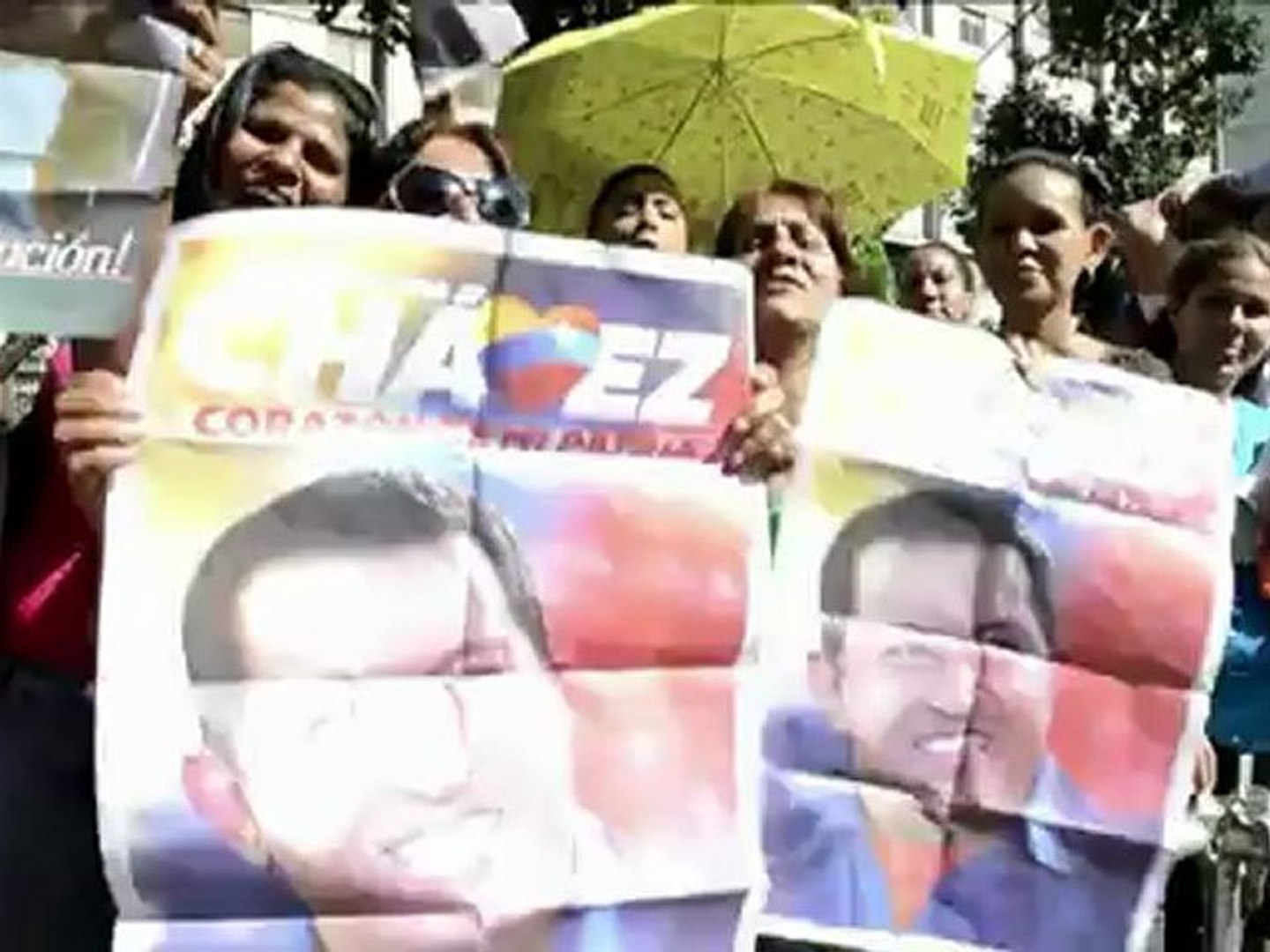 ⁣Chávez anima campaña electoral